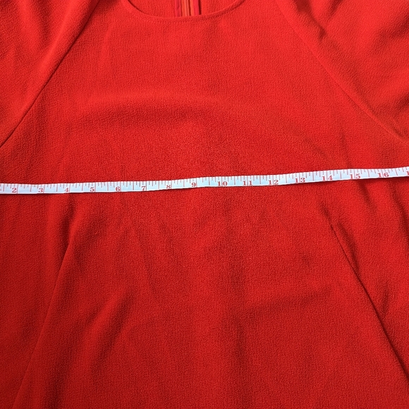 Whistles Red Long Sleeve Pencil Dress UK Size 10 - Picture 5 of 9